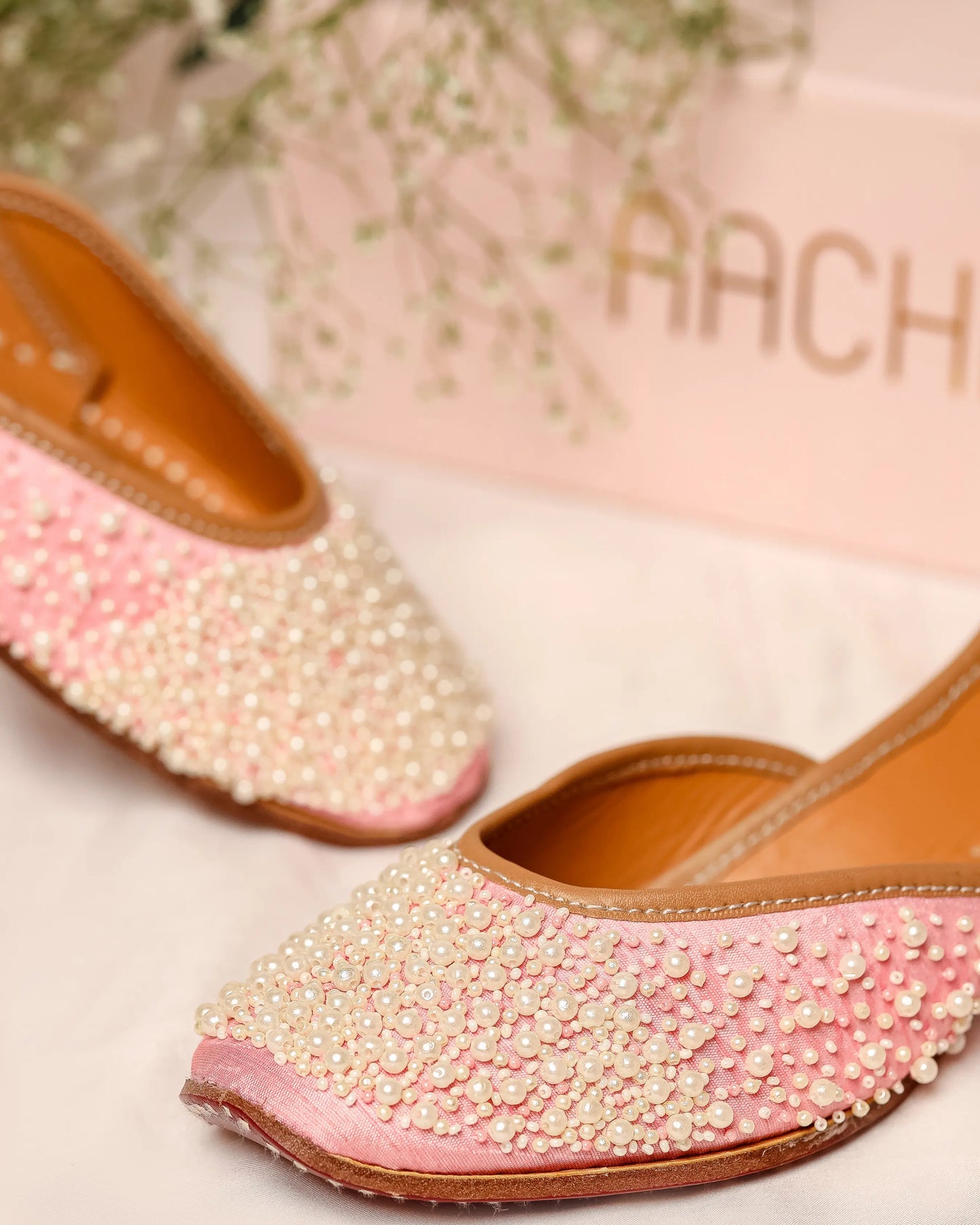Pink Pearl Handcrafted Jutti My Store