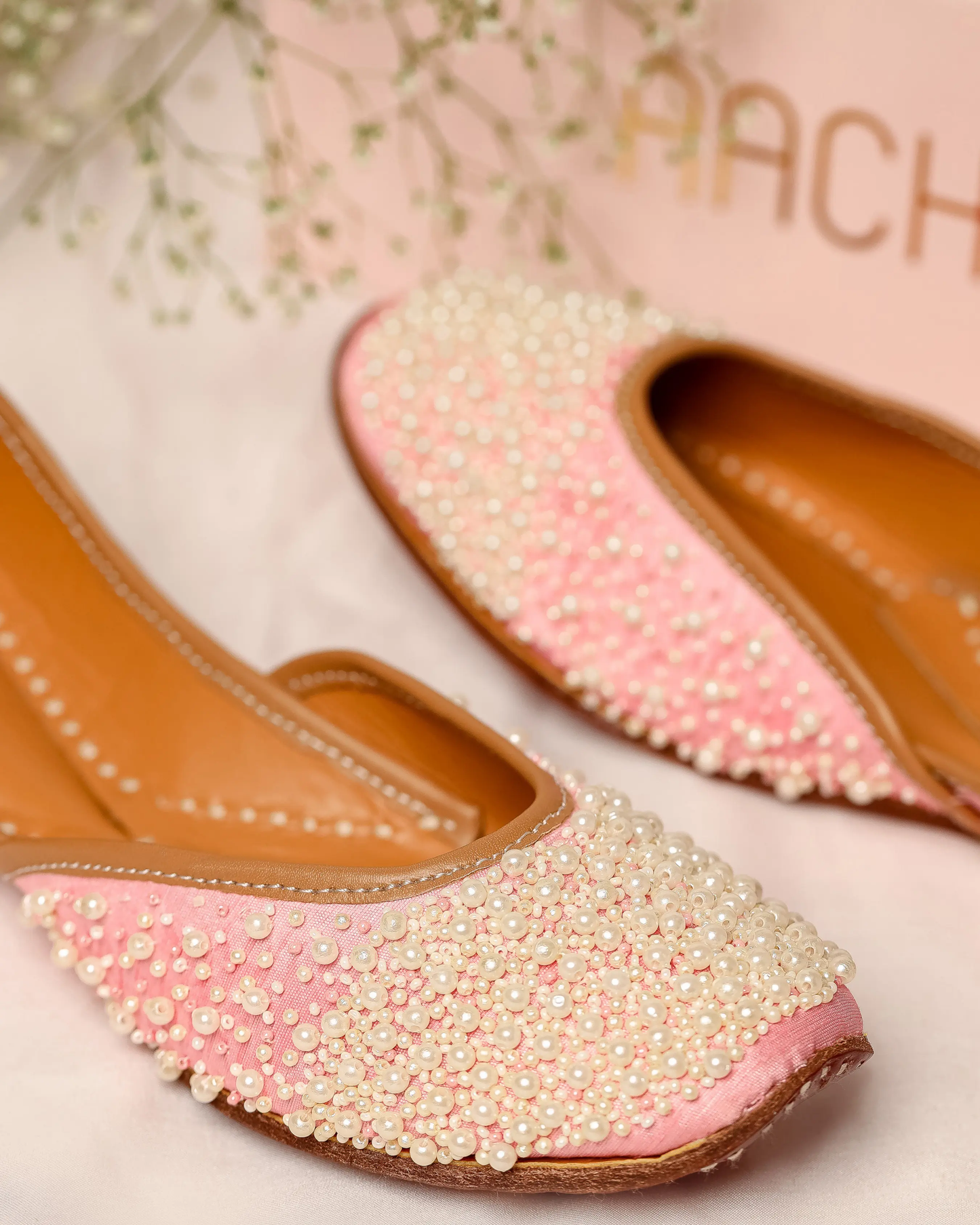 Pink Pearl Handcrafted Jutti My Store