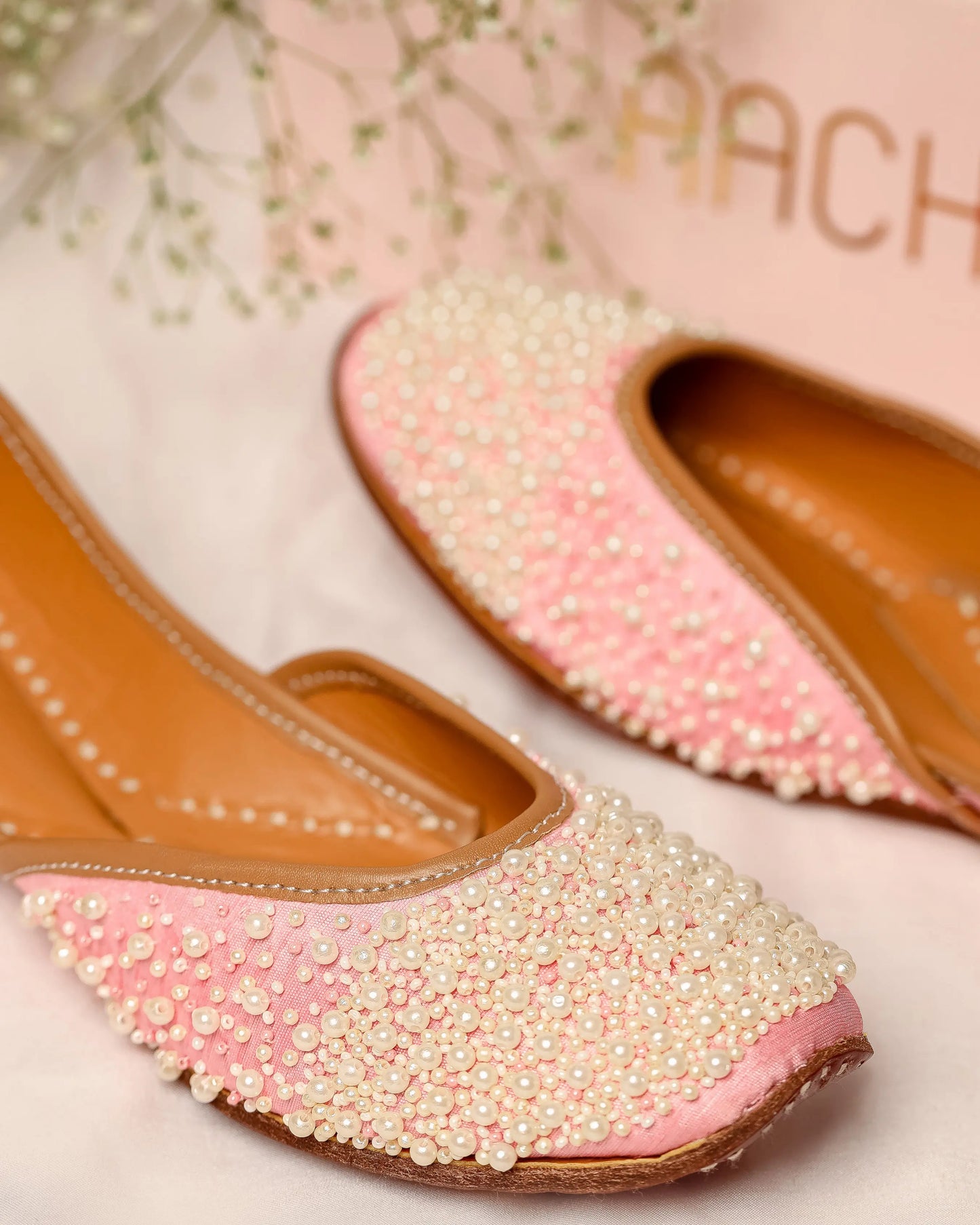 Pink Pearl Handcrafted Jutti My Store