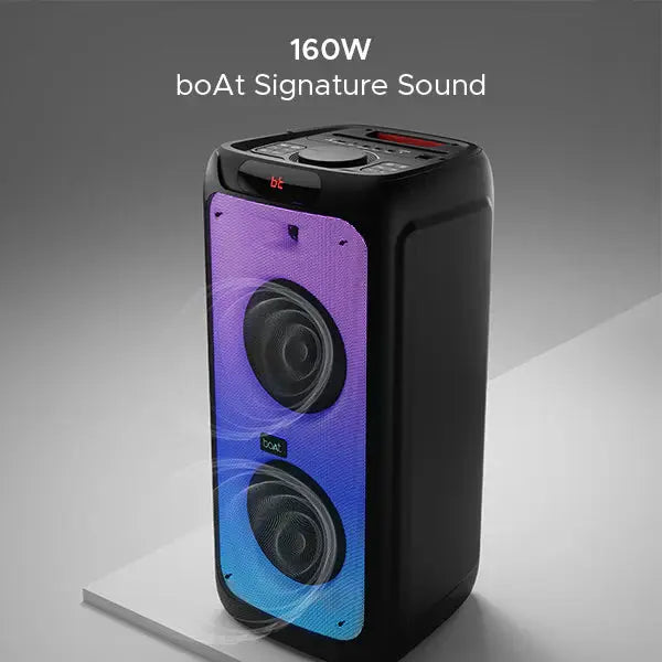 boAt Party Pal 400 Bluetooth Speaker with 160W RMS Stereo Sound, 6 Hours Playback, (BOAT PARTYPAL 400) My Store