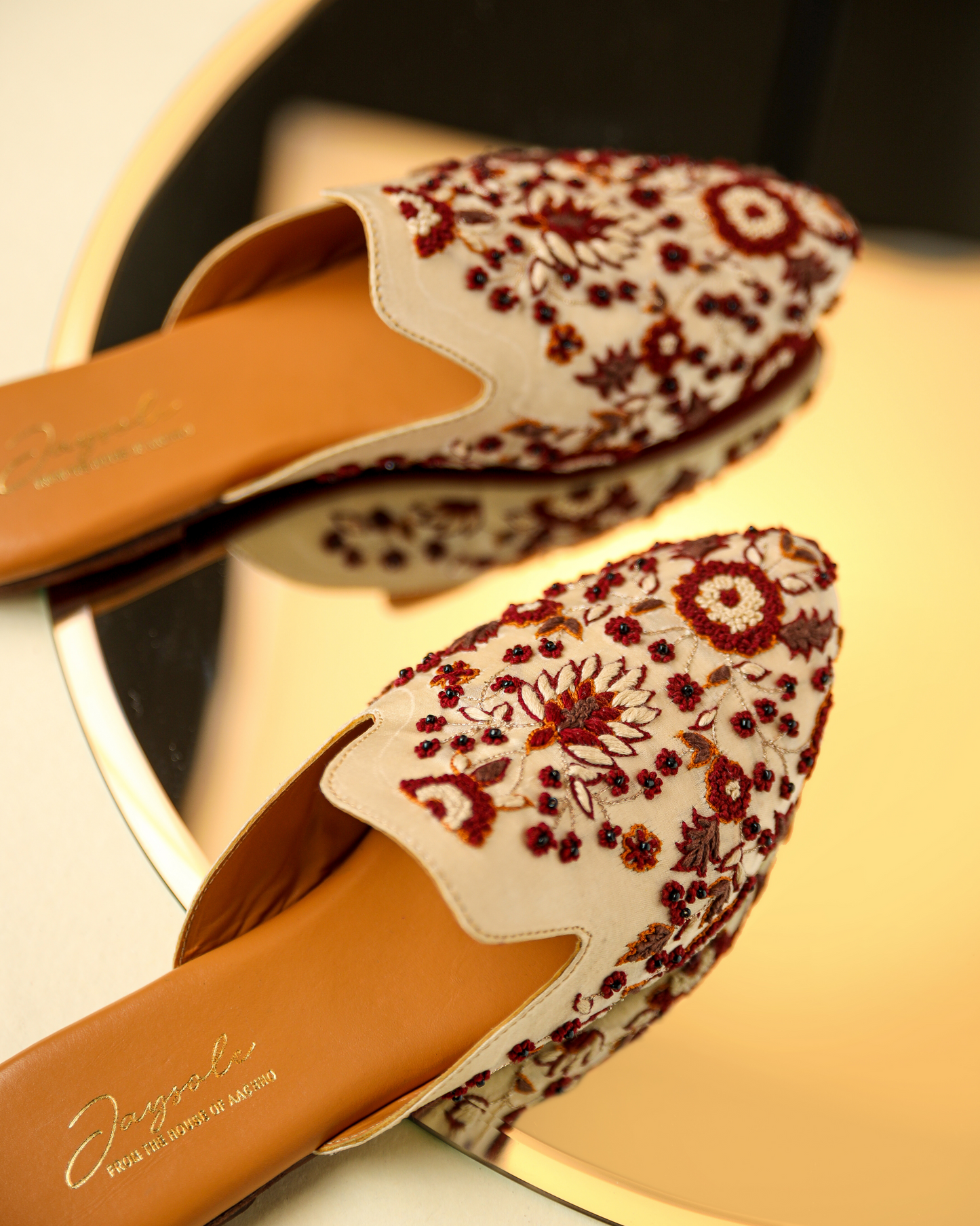 Brown Frappe Handcrafted Mules My Store