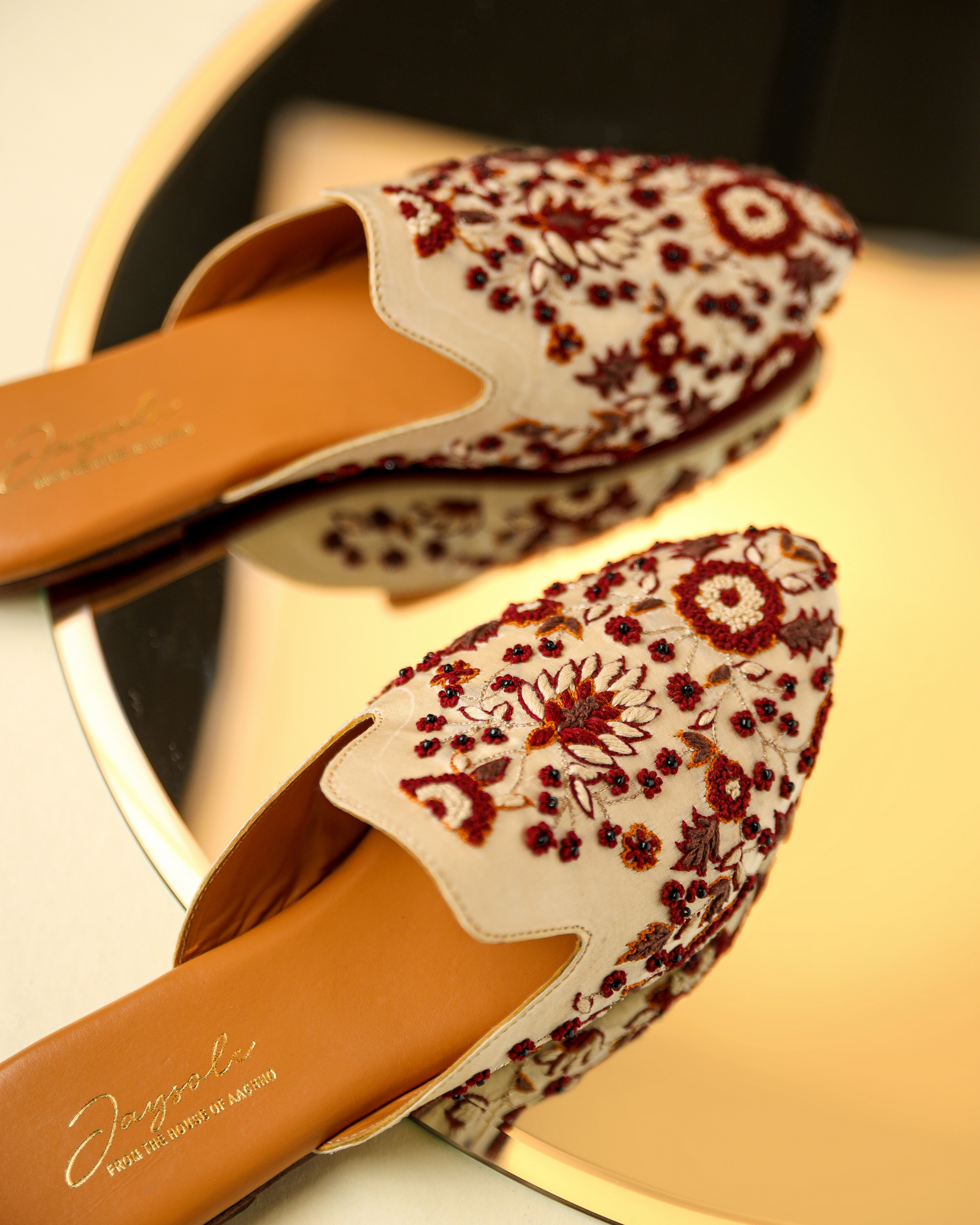 Brown Frappe Handcrafted Mules My Store