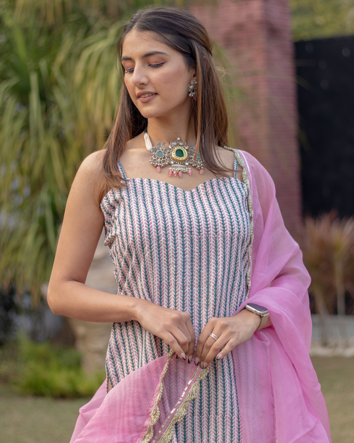 SUGAR SWIZZLE HANDBLOCK SHARARA SET My Store