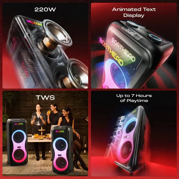 boAt New Launch PartyPal 600 Party Speaker (BOAT PARTYPAL 600) My Store