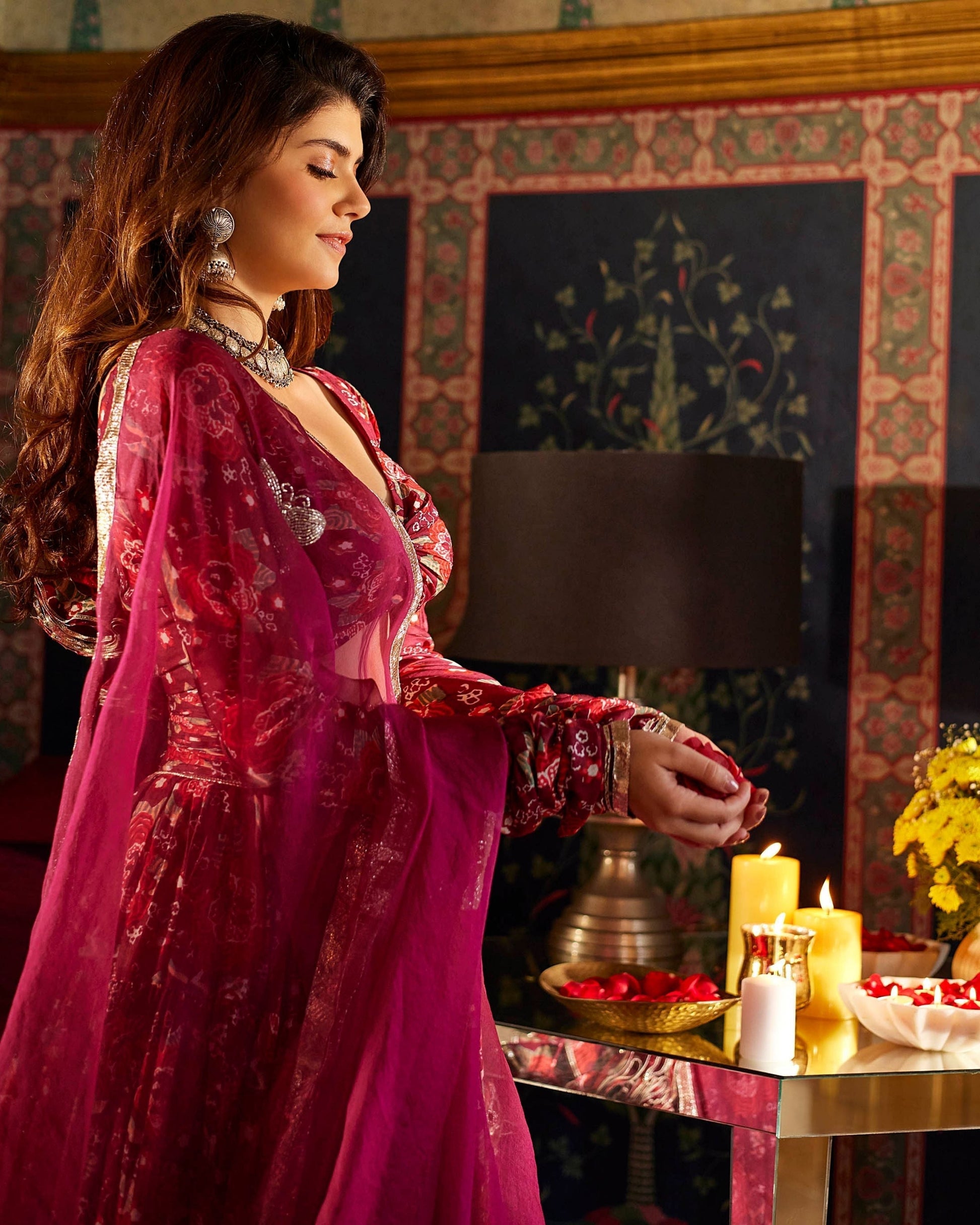 Inina Chanderi Lehenga Set My Store