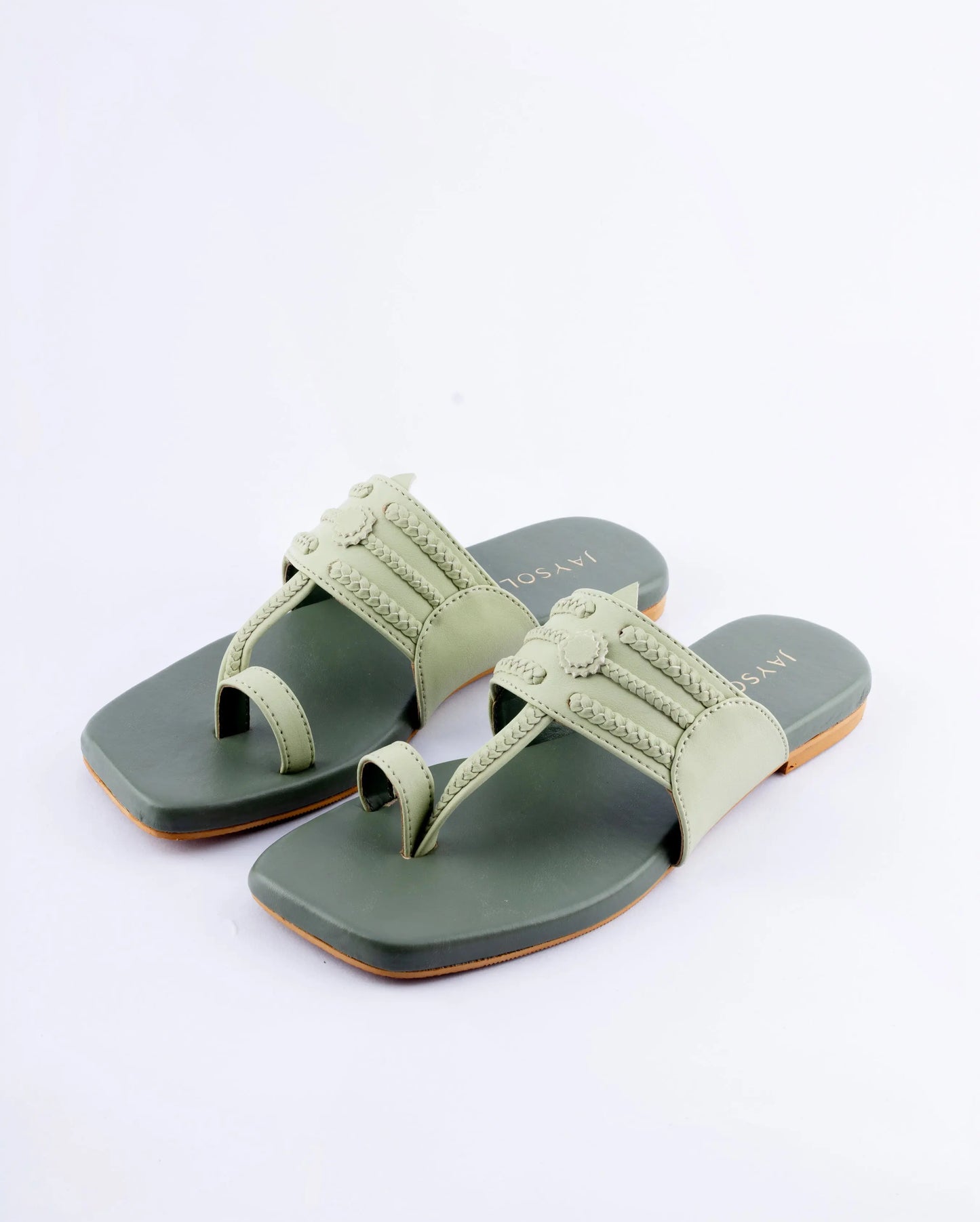Pale Leaf Kolha Flats My Store