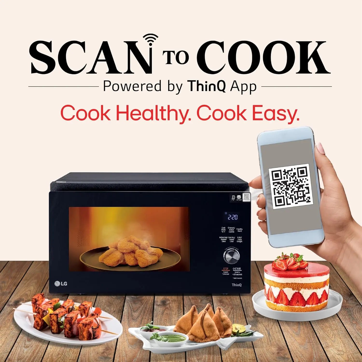 LG 28 L Wi-Fi Enabled Charcoal Convection Healthy Microwave Oven (MJEN286UFW.DBKQILN) My Store