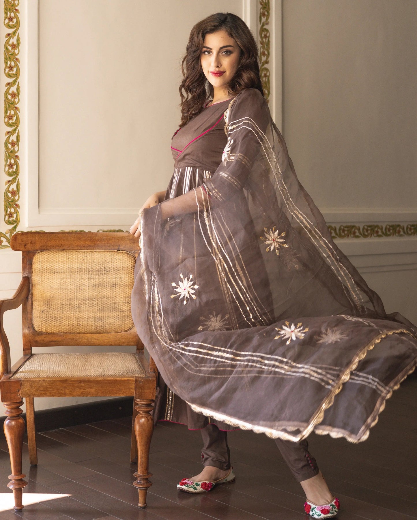 Kawai Gotapatti Cotton Suit Set My Store