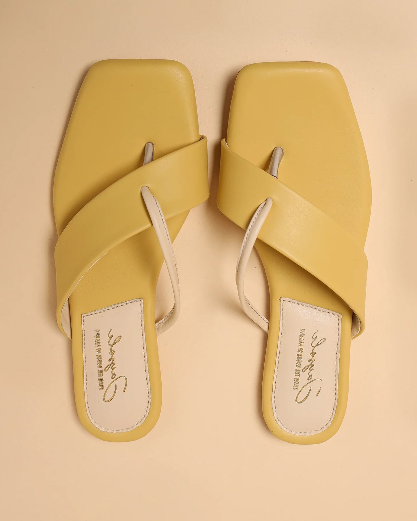 Cornsilk Crisscross Flats My Store