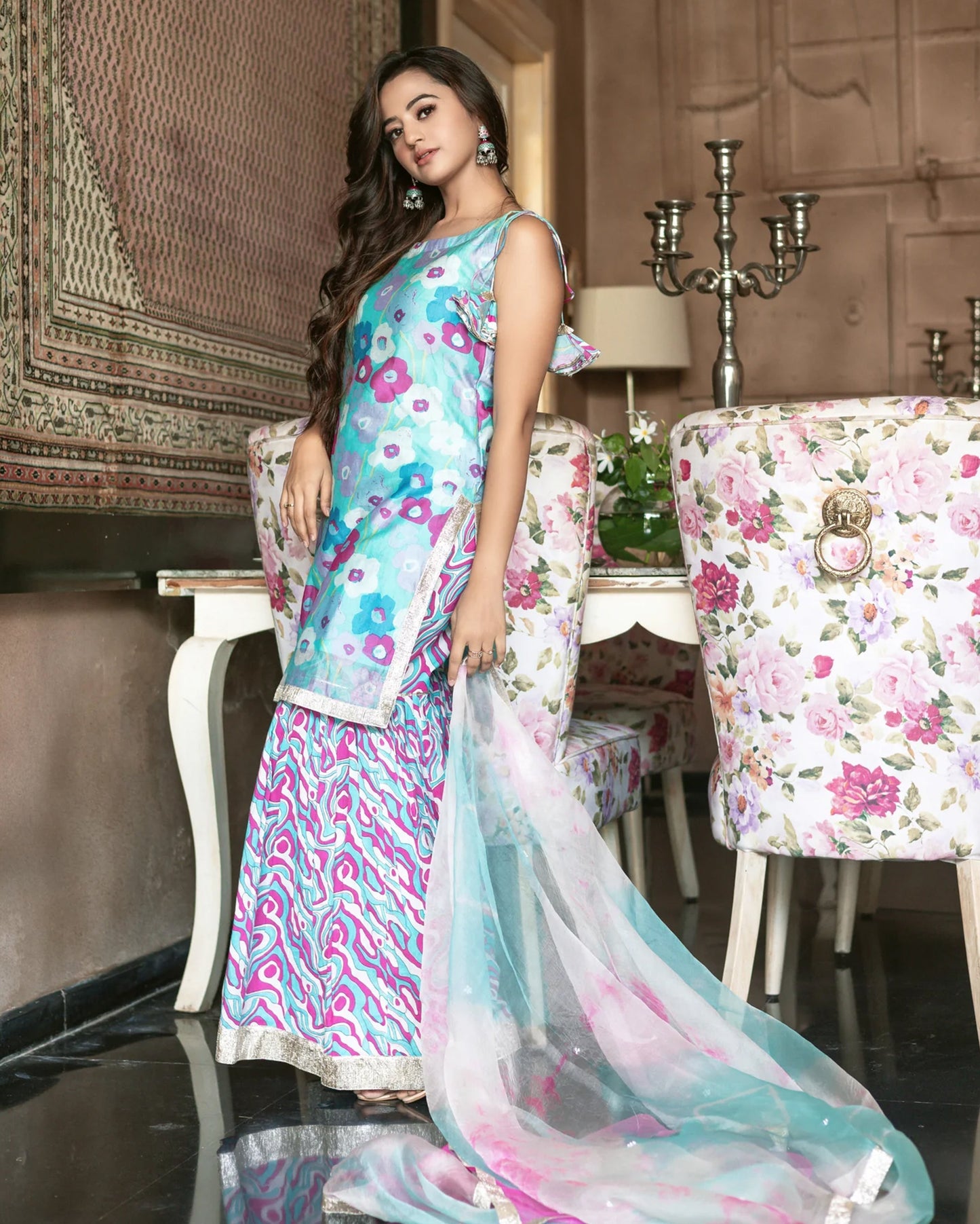 Dizi Chanderi Sharara Set My Store