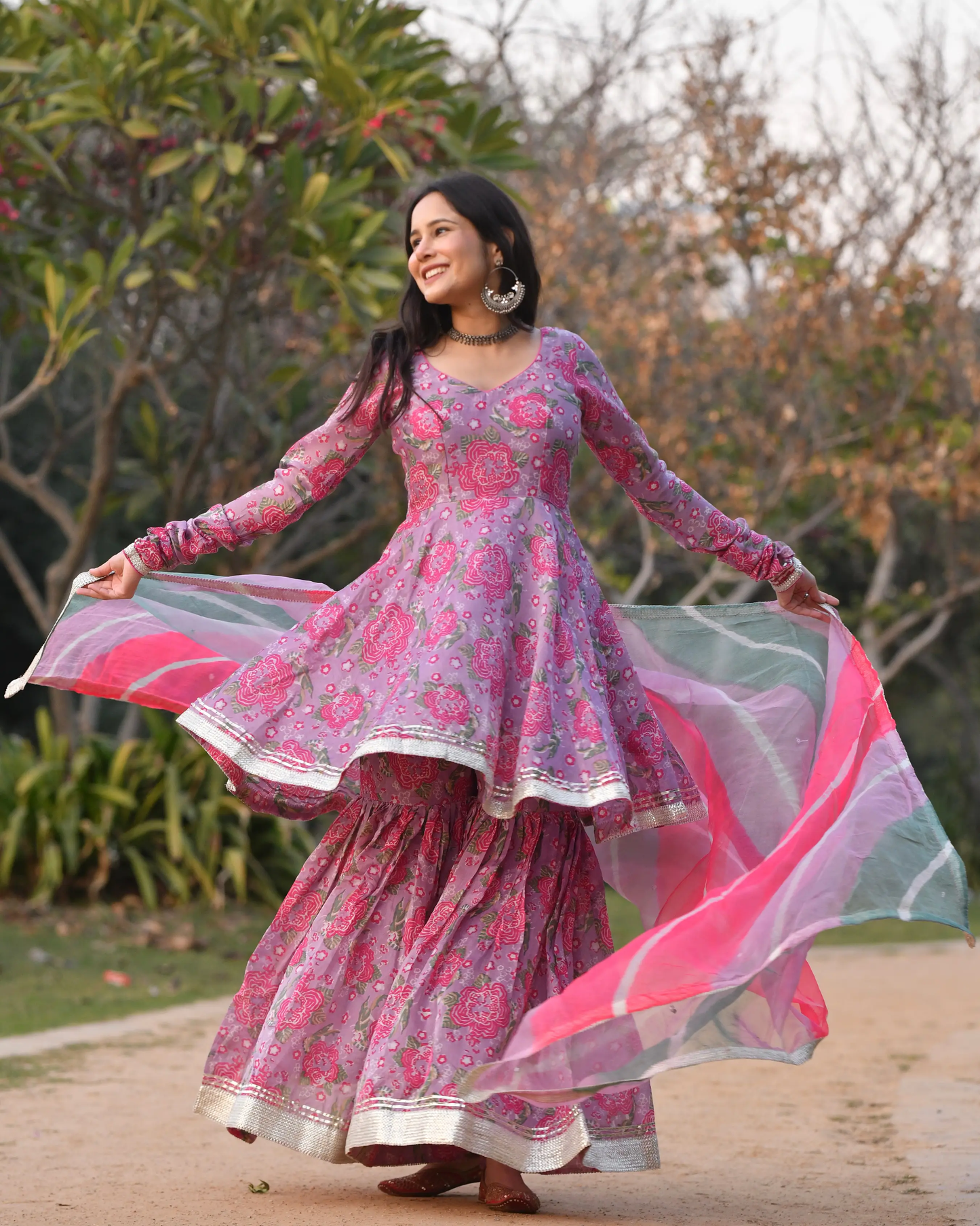 Candra Chanderi Sharara Set My Store