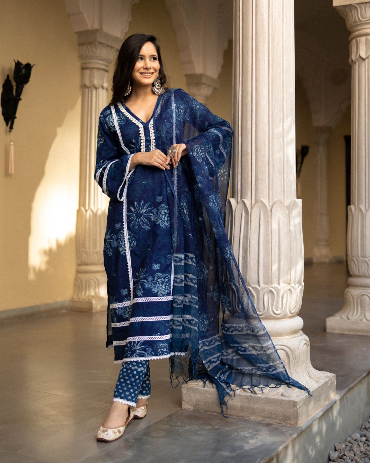 Rithwik Handblock Suit Set My Store