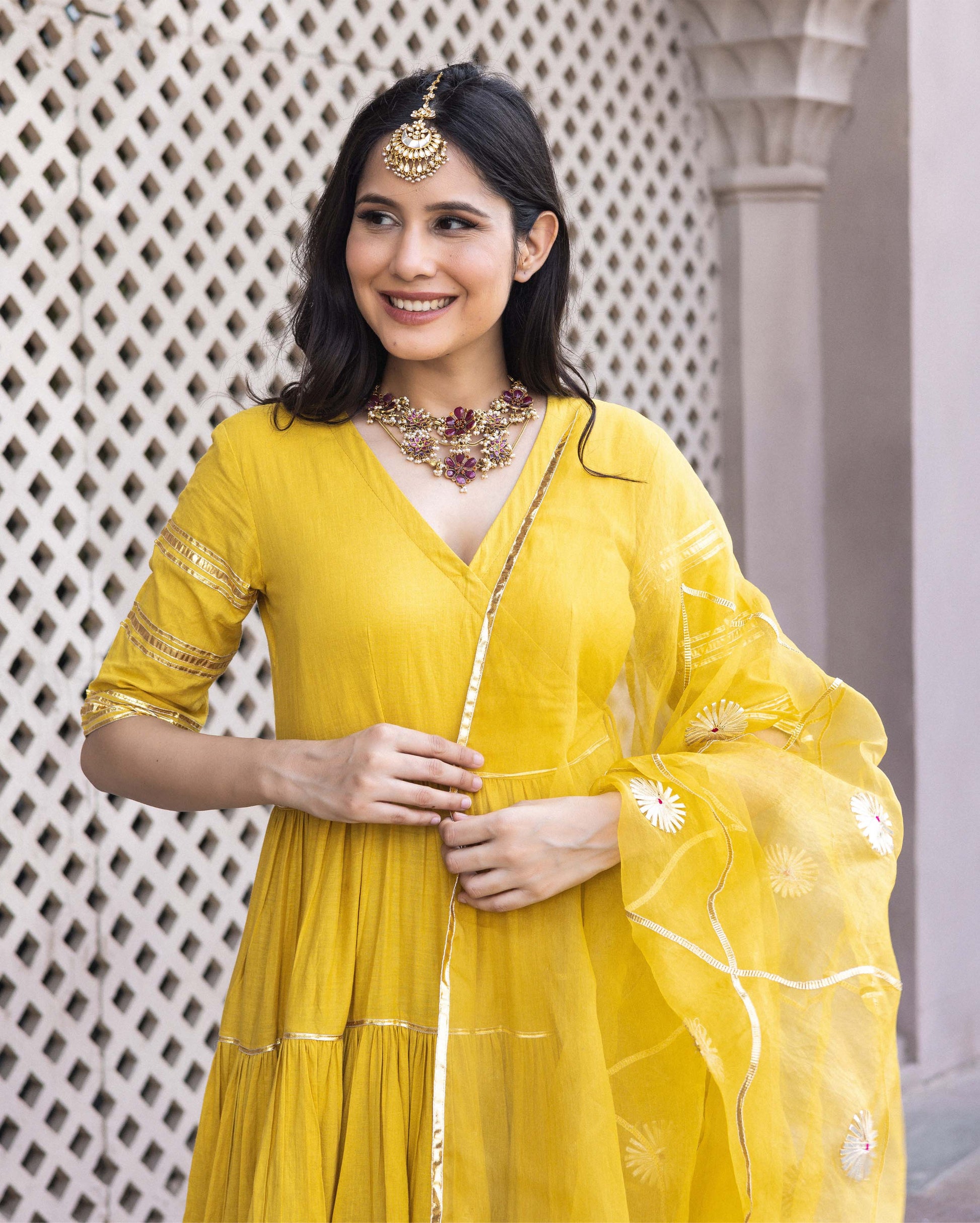 Dahabi Gotapatti Cotton Suit Set My Store