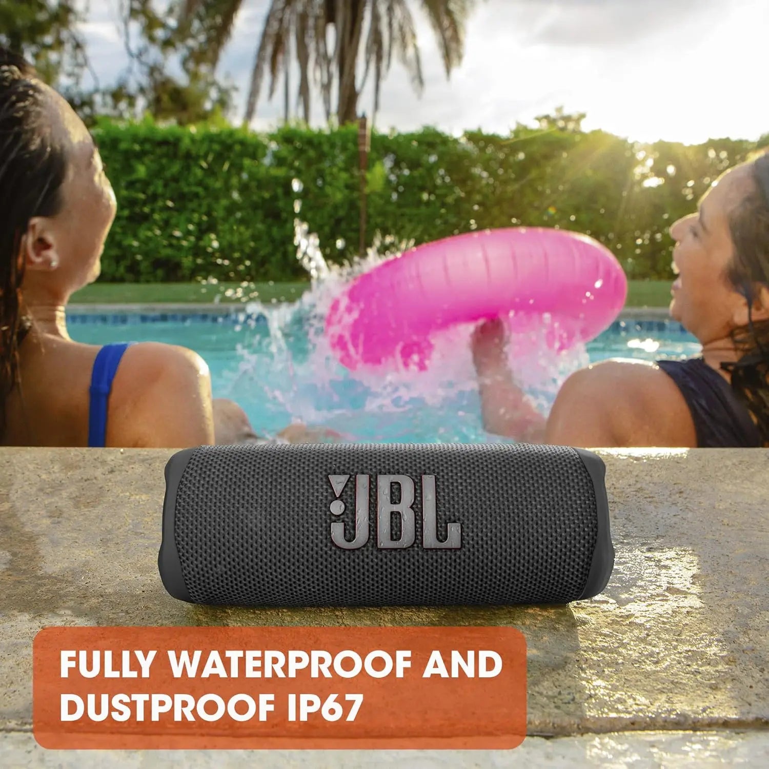 JBL Flip 6 Wireless Portable Bluetooth Speaker Pro Sound (JBSP0464 - JBL FLIP6 PORTABLE BT SPEAKER - SQUAD) My Store