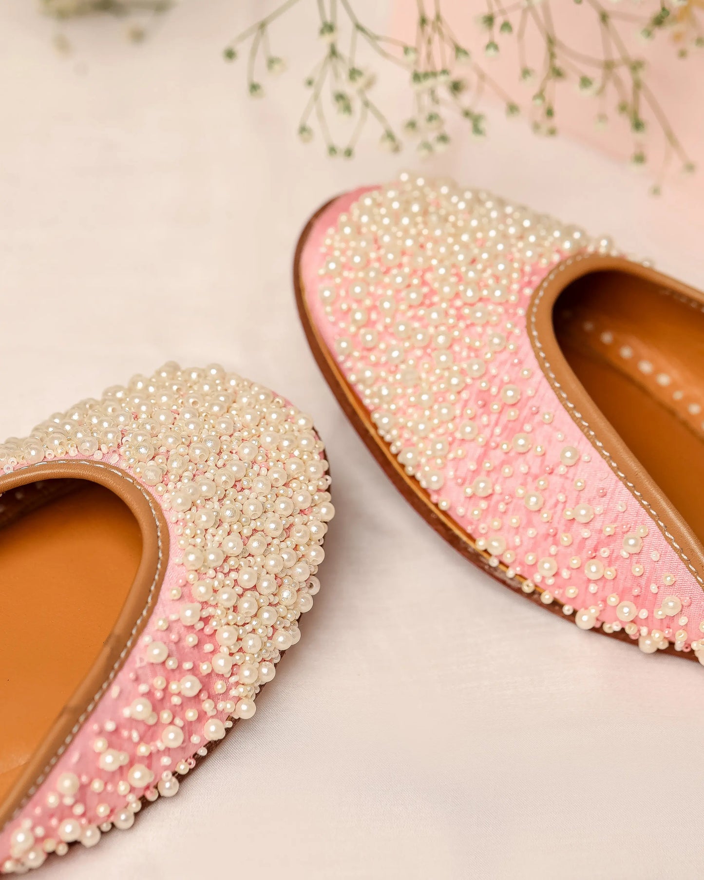 Pink Pearl Handcrafted Jutti My Store