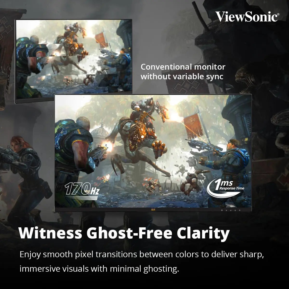 ViewSonic VX2758A-2K-PRO-2 27" 170Hz 2K QHD HDR10 IPS Panel Gaming Monitor My Store