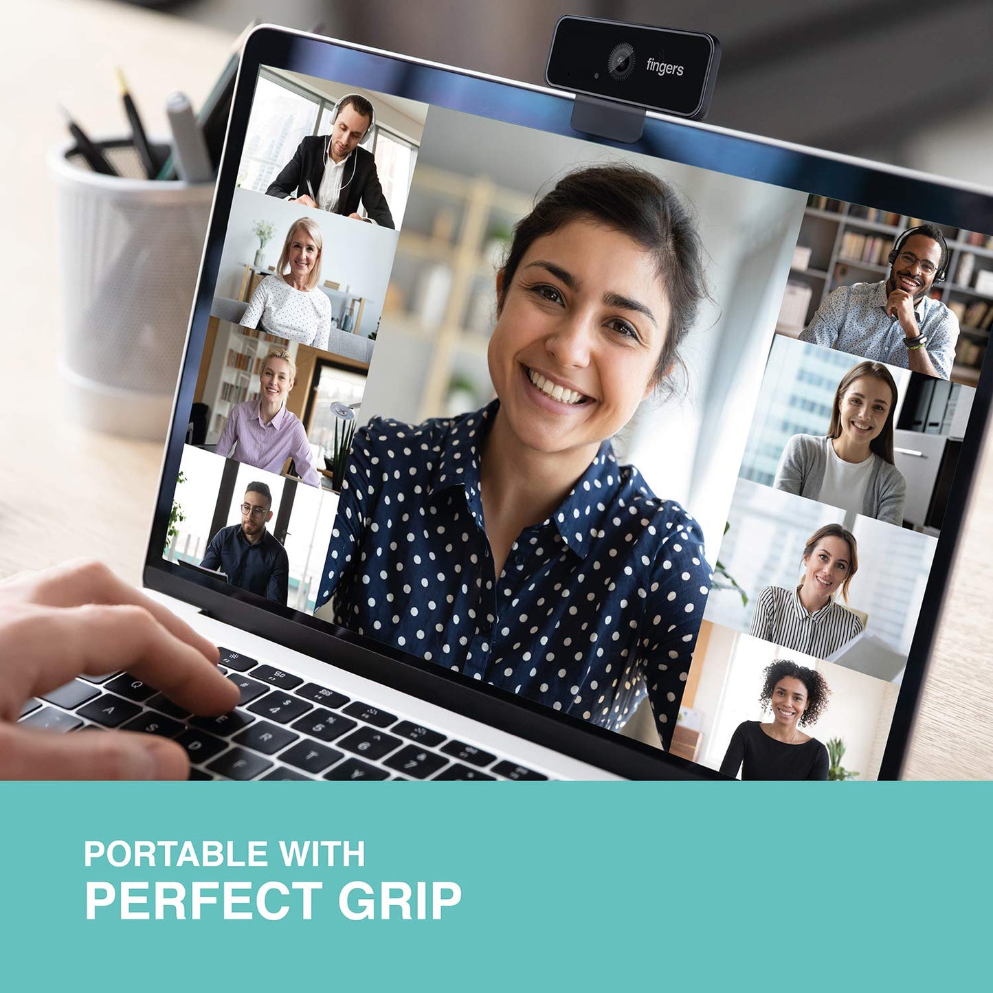 Fingers 1080 Hi-Res Webcam with 1080p