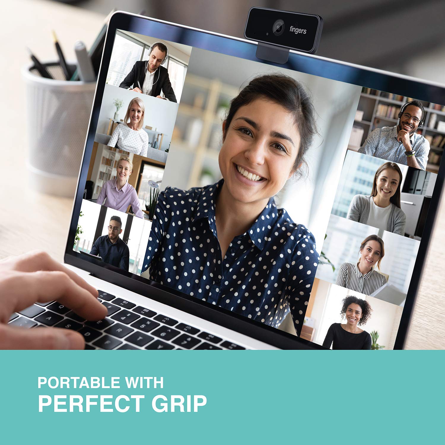 Fingers 1080 Hi-Res Webcam with 1080p