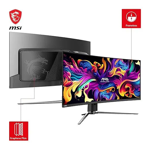 MSI MAG 341CQP QD-OLED 34" UWQHD 175Hz 0.03ms Curved OLED Gaming Monitor My Store