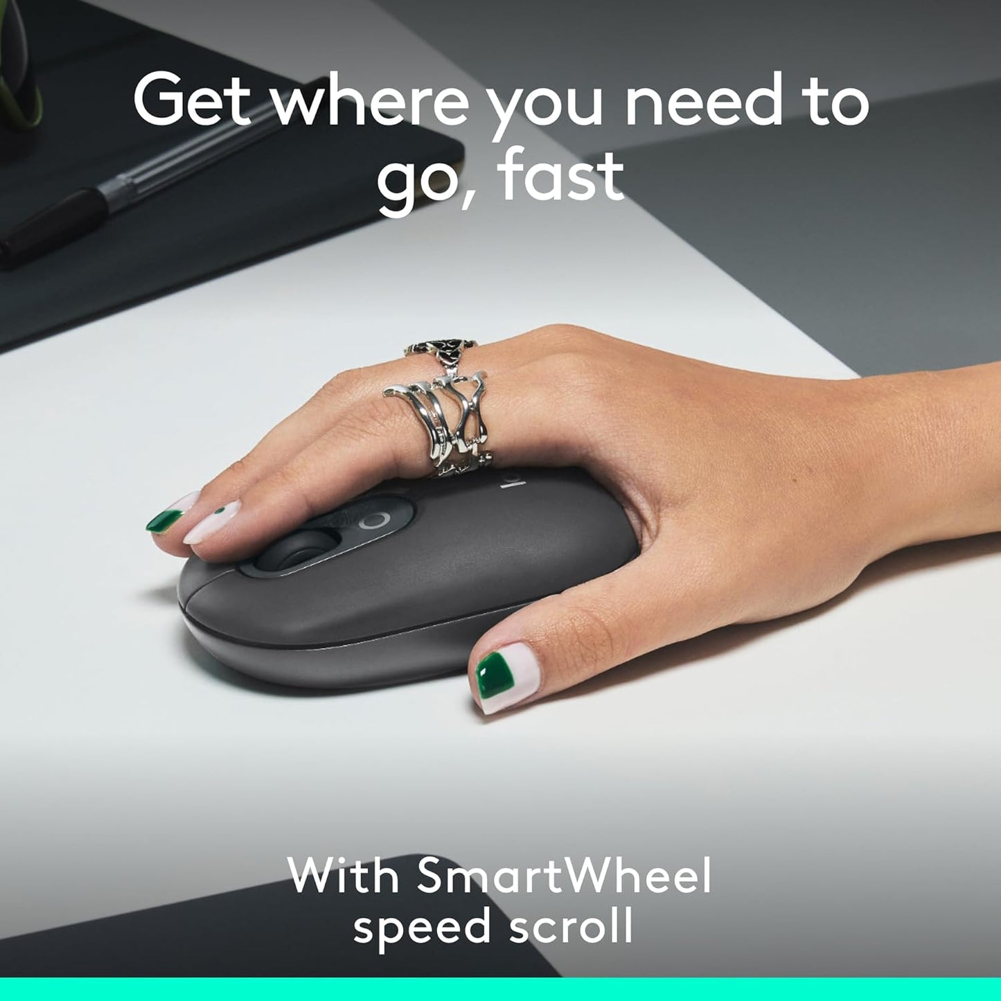 Logitech POP ICON Mouse, Compact and Portable Wireless Bluetooth Mouse