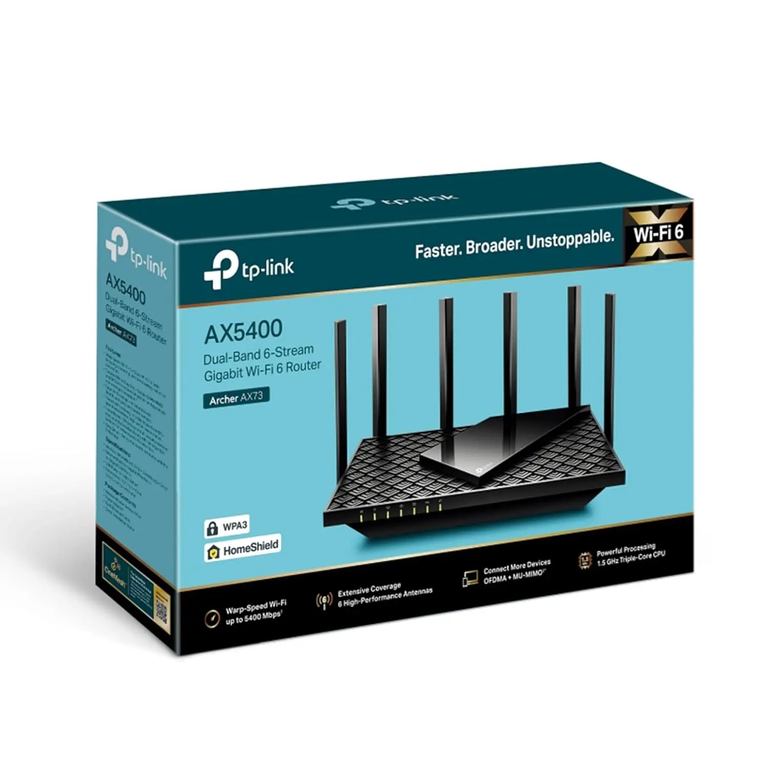 TP-Link Archer AX73 AX5400 Dual Band Gigabit 1000 Mbps Wireless WiFi Wi-Fi 6 Router