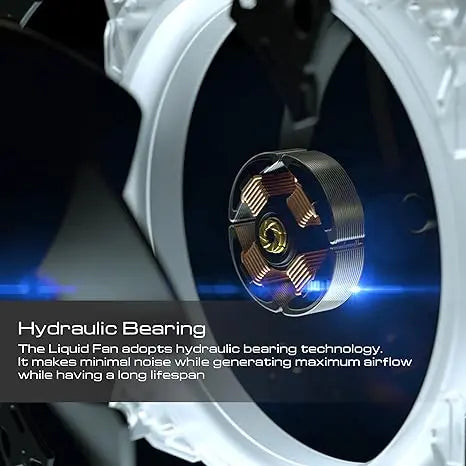 Gamdias CHIONE P2-360R AIO Liquid Cooler with Triple 120mm RGB Silent Fan and Remote Controller