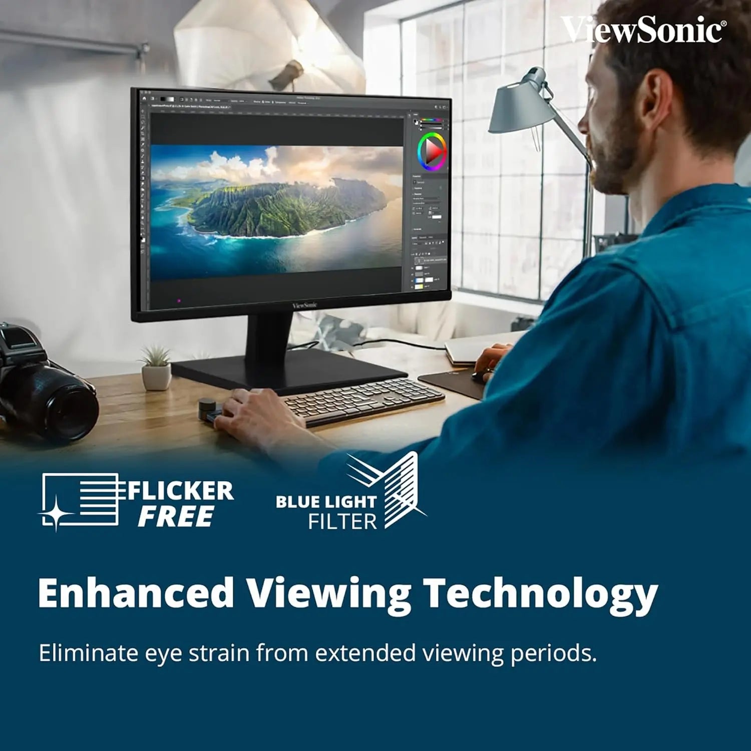 ViewSonic 22" FHD 1080p 100Hz 1080p Display AMD Freesync VA Monitor My Store