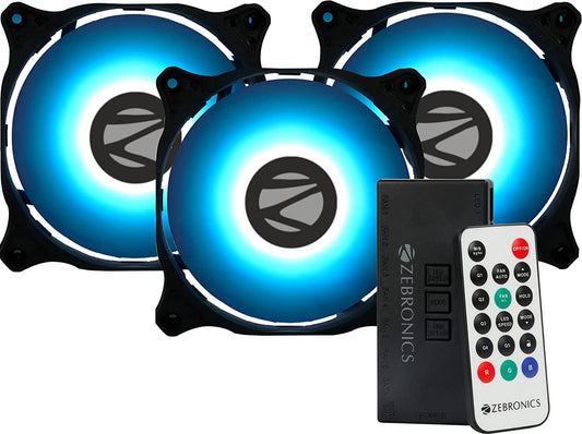 Zebroics ZEB-PGF500C 120mmx3 Premium Chassis ARGB Fans