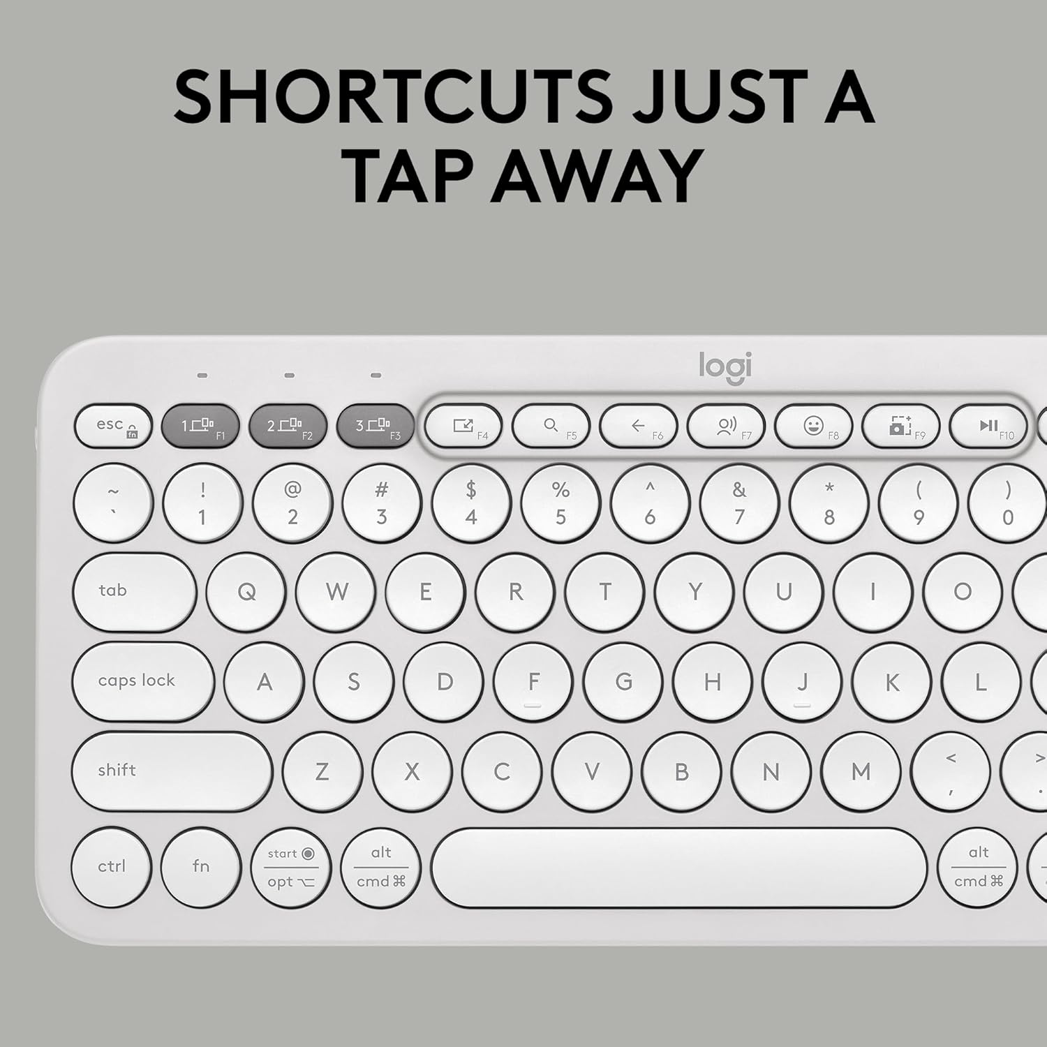 Logitech Keyboard Mouse Pebble 2 Combo White