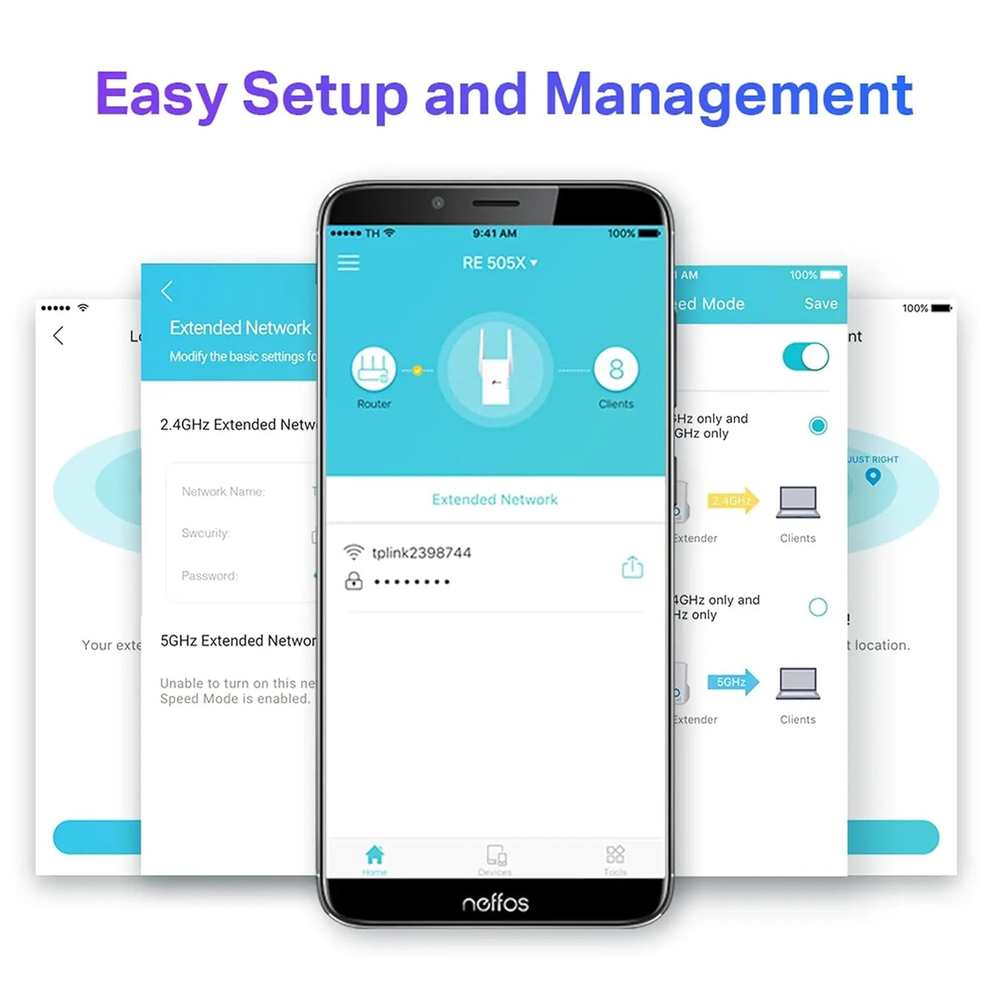 TP-Link RE505X  AX1500 Wi-Fi 6 Range Extender, Up to 1500 Mbps Speed