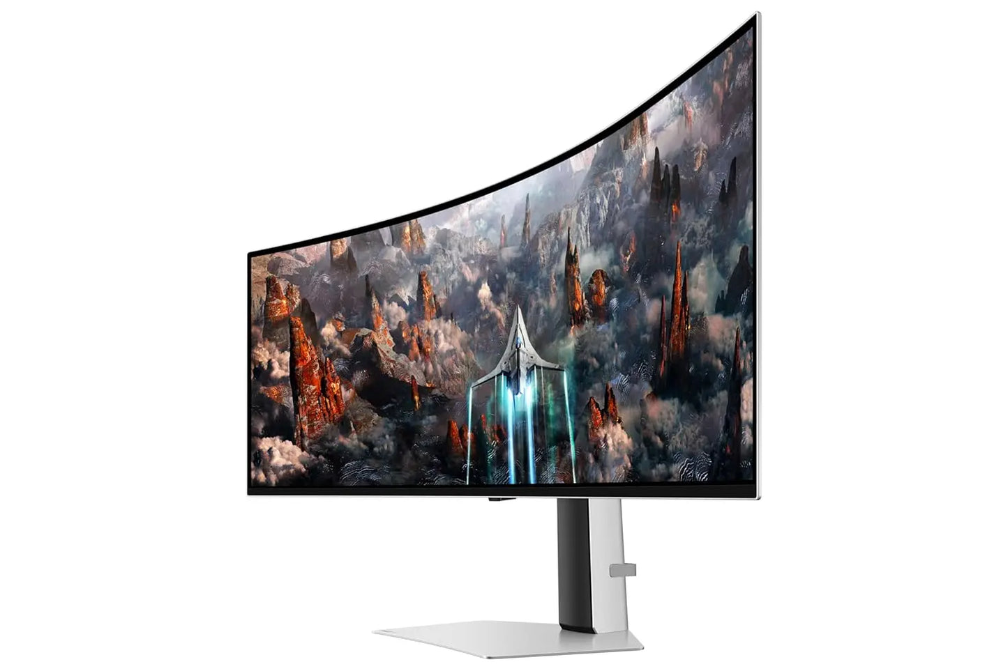 Samsung Odyssey G9 49" 240Hz 1440p Dual QHD OLED Panel HDR10 Ultrawide Curved Gaming Monitor with Speakers - Silver My Store