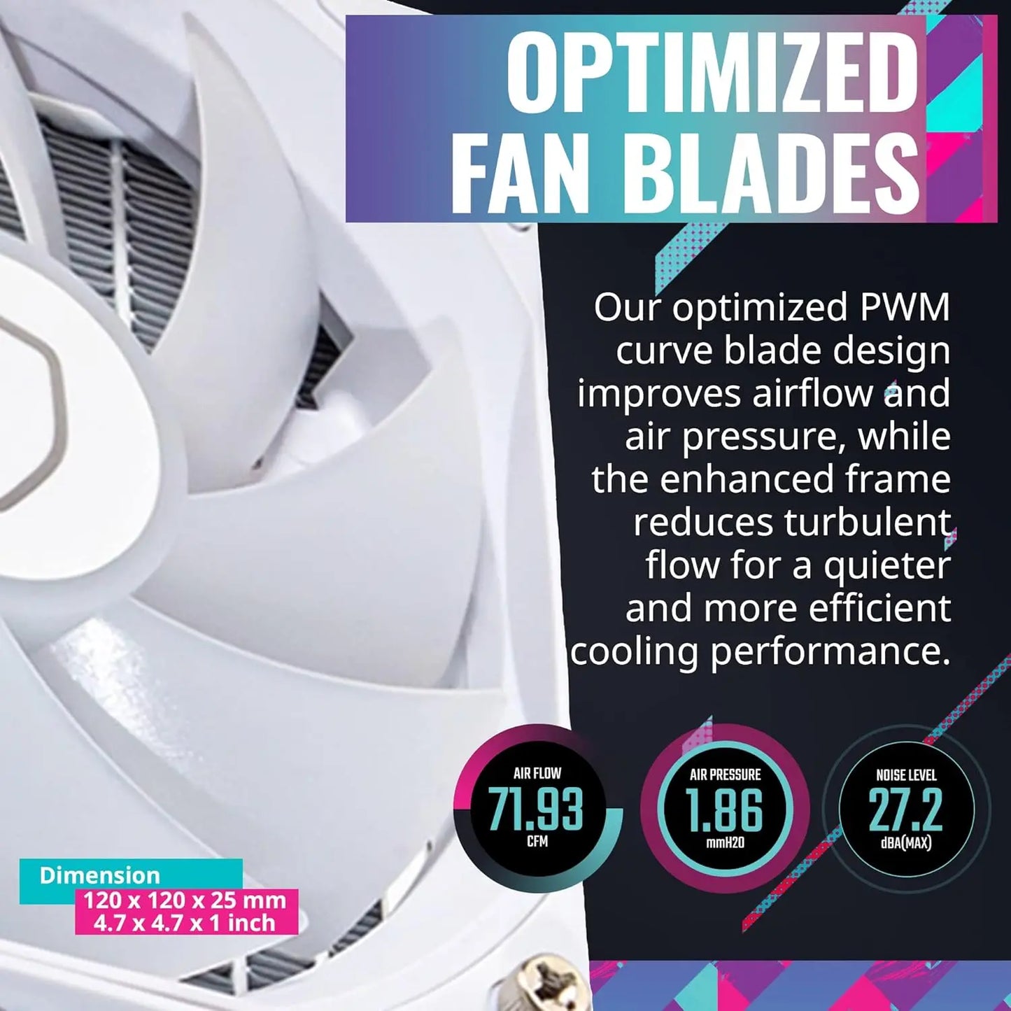 Cooler Master MasterLiquid 360L Core ARGB 360mm Close-Loop PWM AIO CPU Liquid Cooler - White