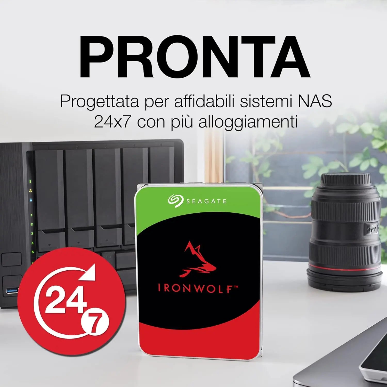 Seagate IronWolf 2TB 3.5" 5400RPM SATA 6 Gb/s Enterprise NAS Internal Hard Disk Drive My Store