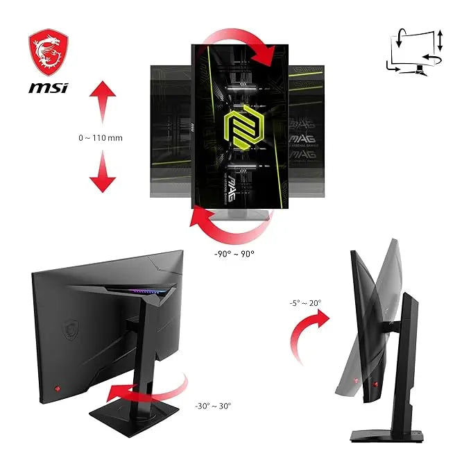 MSI MAG274QRF QD E2 27" 180Hz 2560x1440 WQHD 1ms IPS Panel Quantum Dot Technology Gaming Monitor My Store