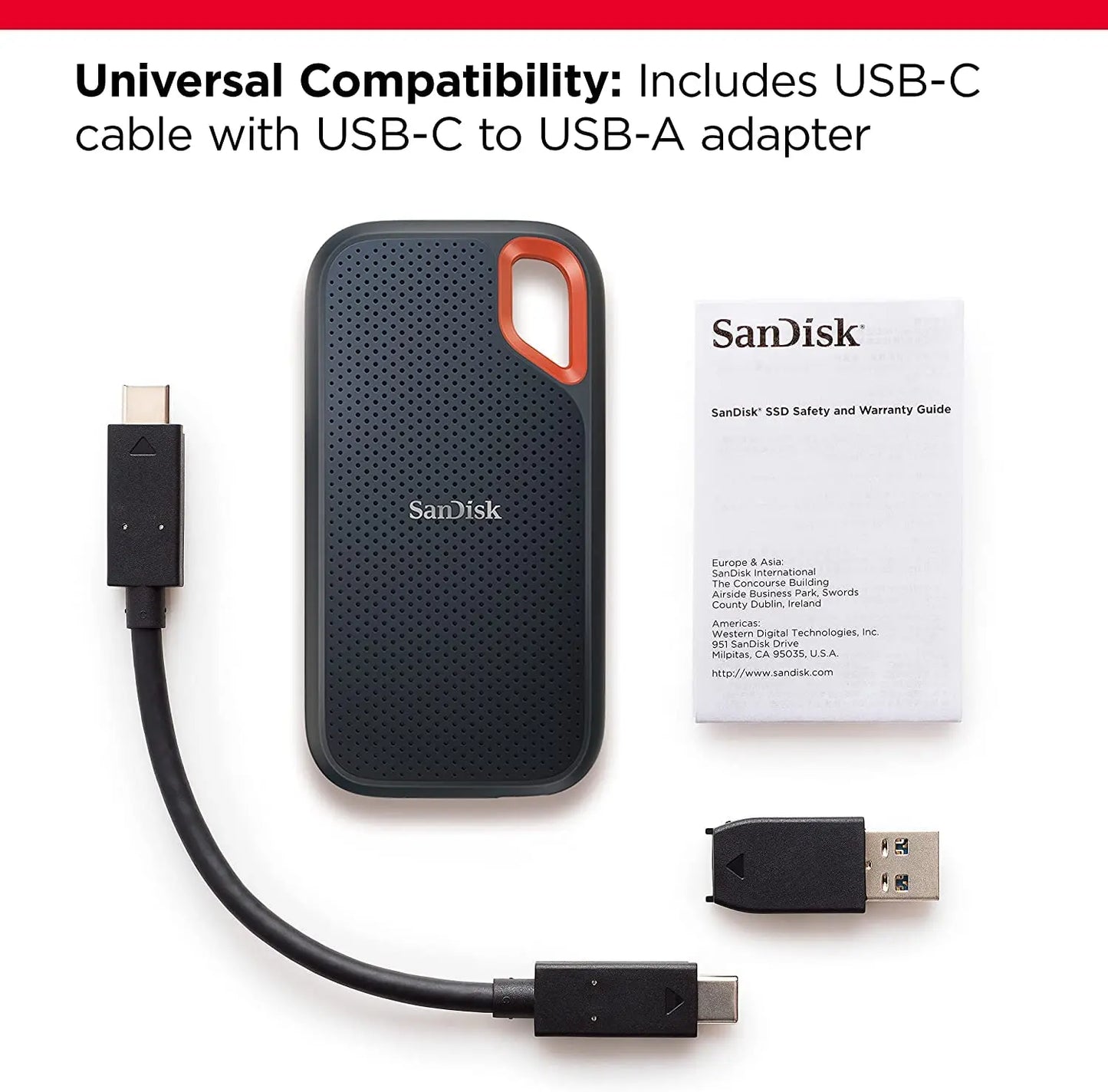 Sandisk external ssd 2tb 1050 mbs
