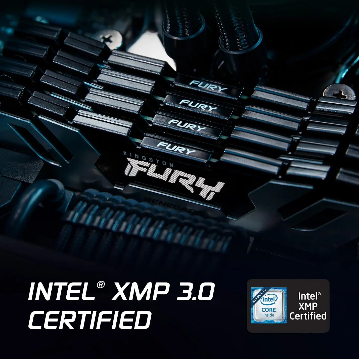 Kingston Fury Renegade 32GB DDR5 6400MHz CL32 DIMM Desktop Gaming Memory - Silver