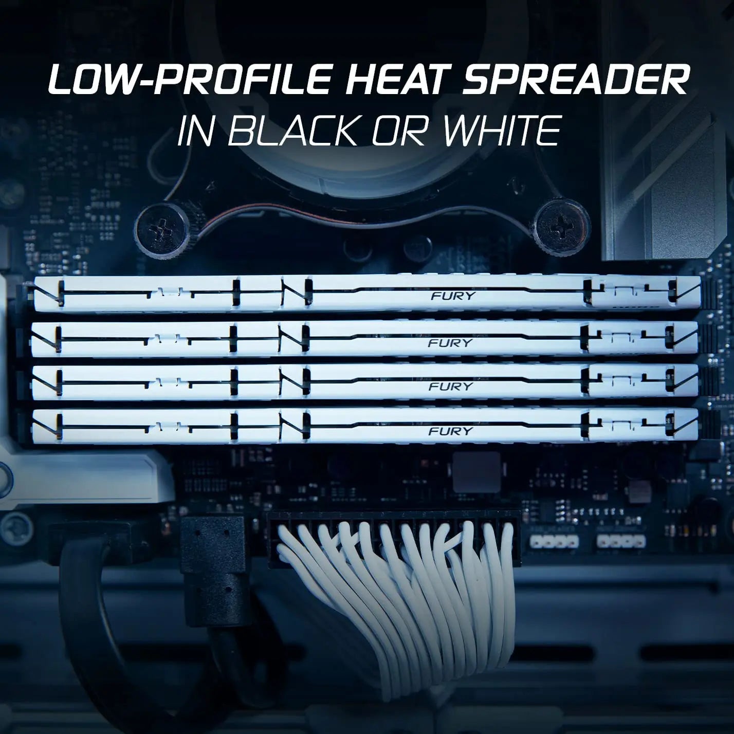 Kingston Fury Beast 16GB DDR5 6000MHz CL30 DIMM Desktop Gaming Memory - White