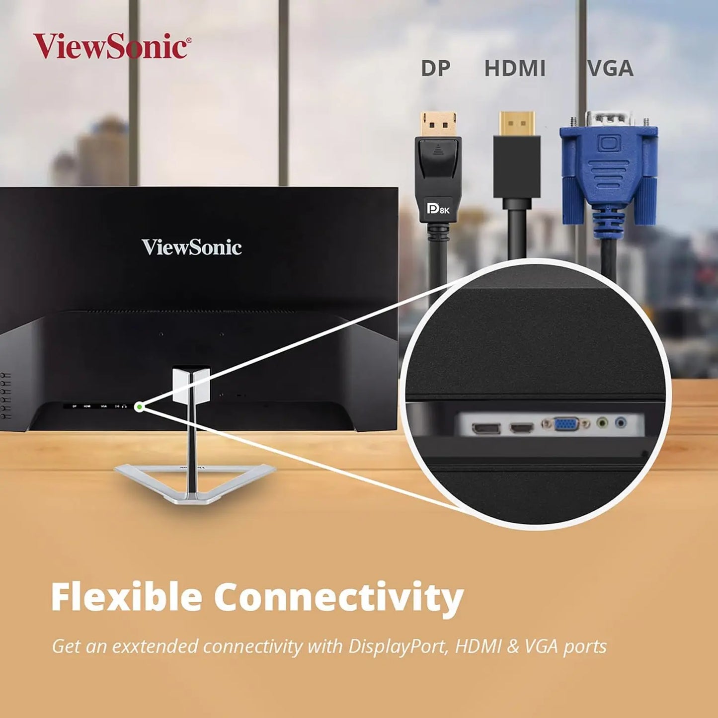 ViewSonic VX3276-MHD-3 32” 75Hz HDR10 1080p FHD sRGB IPS Panel Monitor My Store