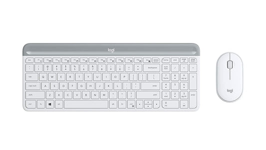 Logitech MK470 Slim Wireless Combo White