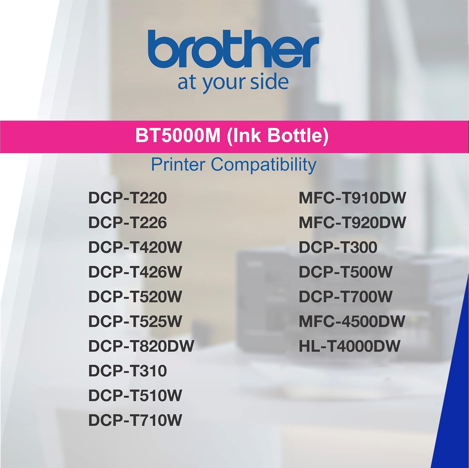 Brother Inkjet Ink Bottle BT5000 Magenta