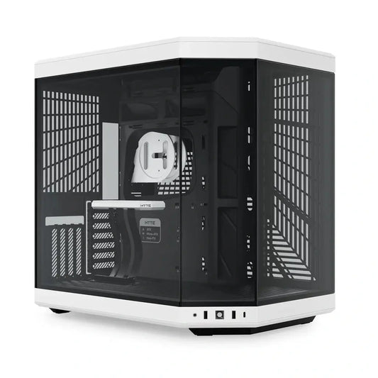HYTE Y60 Premium Mid-Tower PC ATX Case with Panoramic Glass-(Black/White)