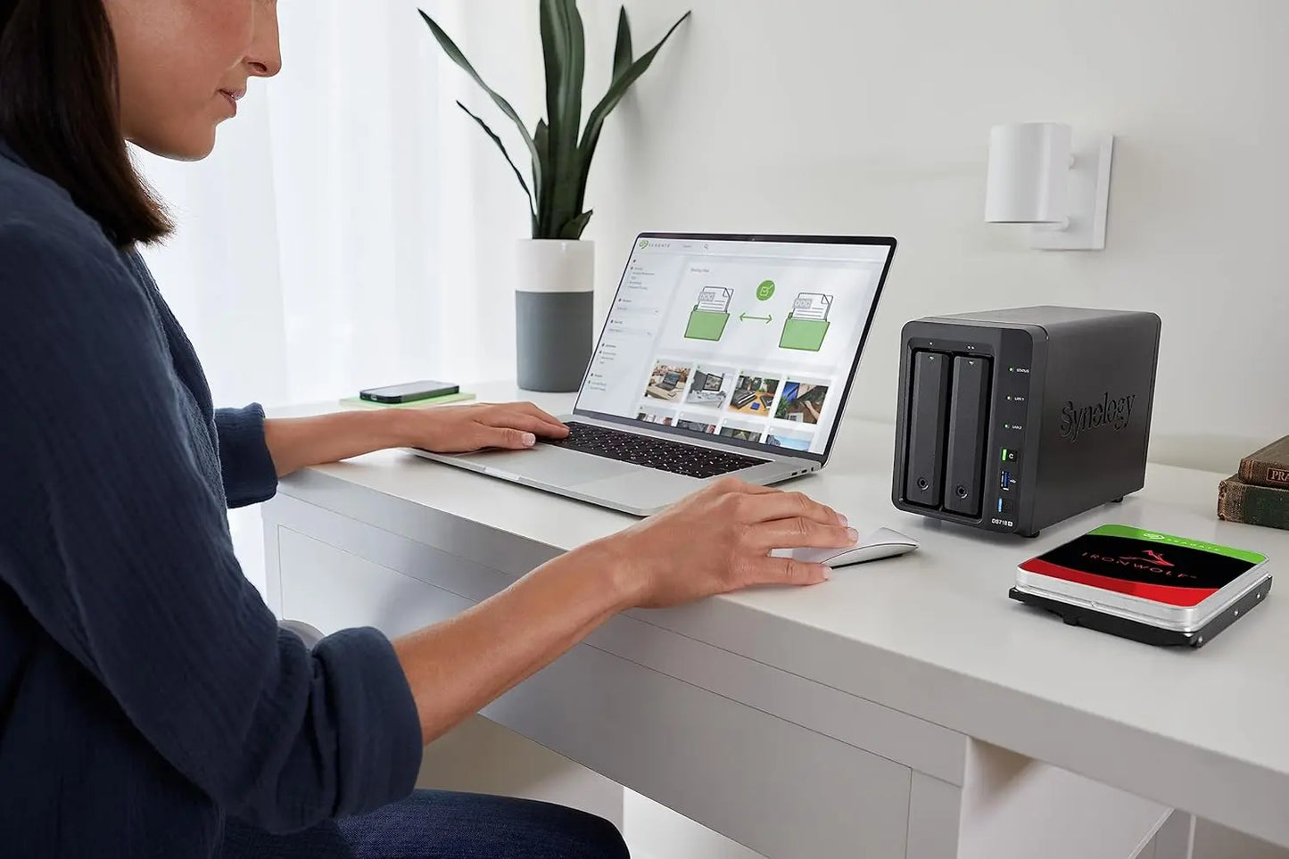 Seagate IronWolf 2TB 3.5" 5400RPM SATA 6 Gb/s Enterprise NAS Internal Hard Disk Drive My Store