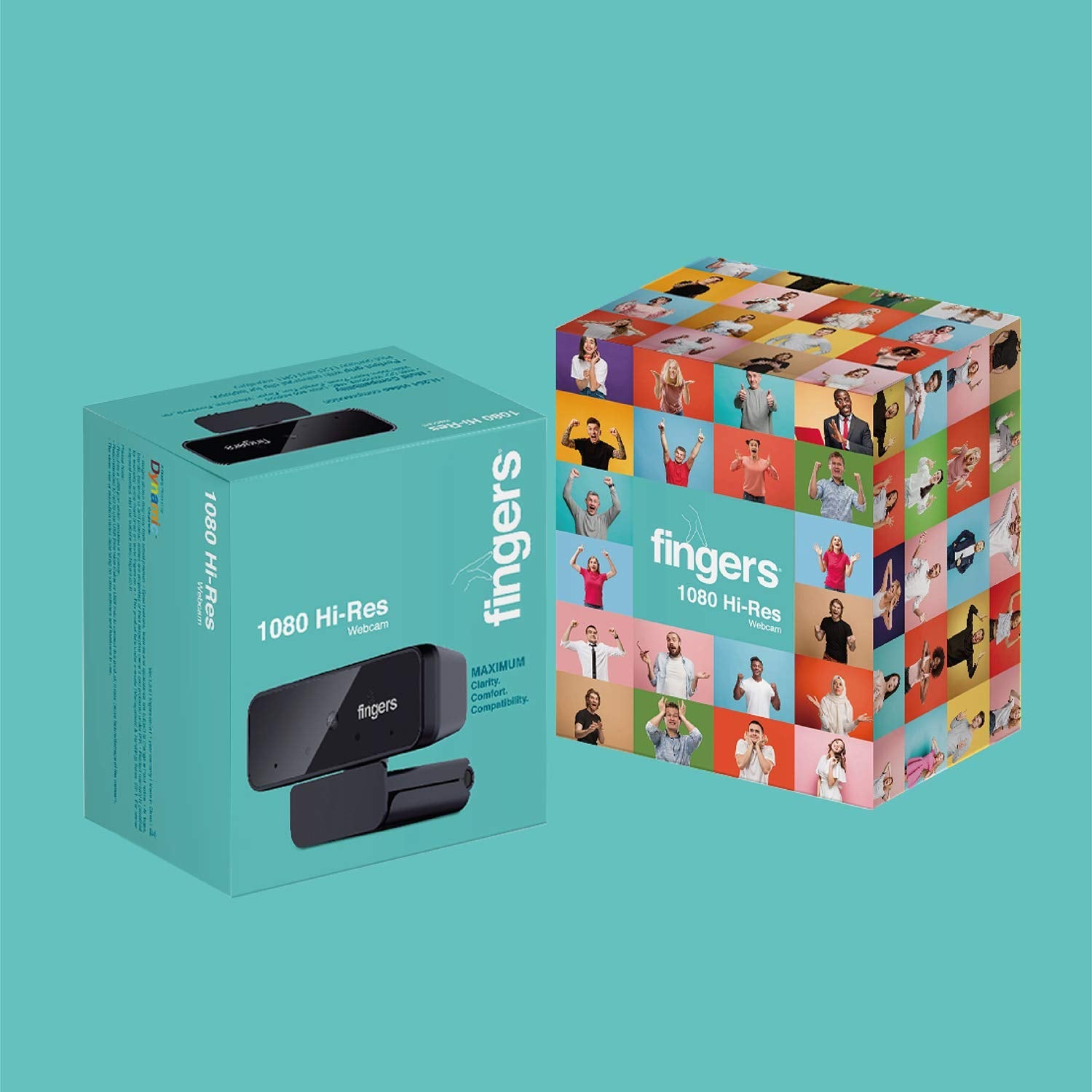 Fingers 1080 Hi-Res Webcam with 1080p