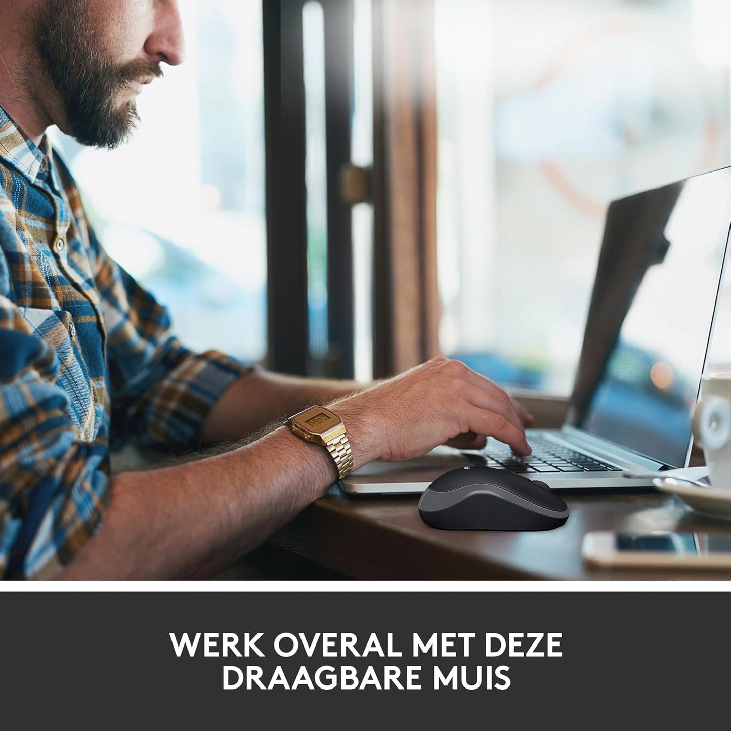 Logitech M185 Wireless Mouse Grey