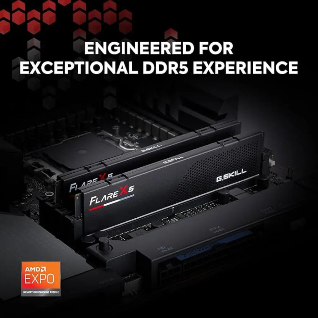G.SKILL Flare X5 Series 64GB (2x32GB) DDR5 RAM 6000MHz CL30 Gaming Desktop Memory