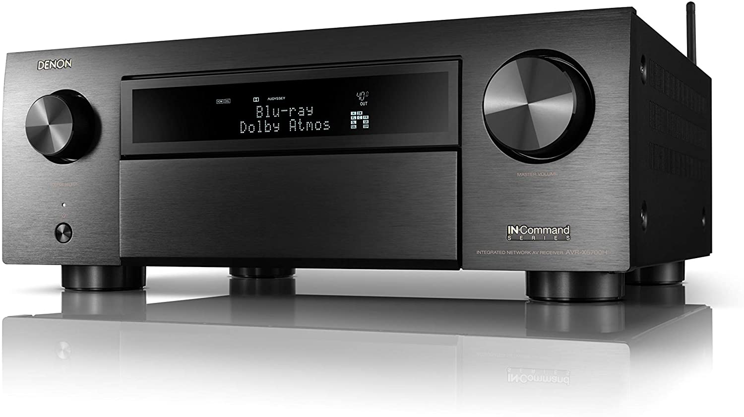Denon AVR-X6700H 8K Ultra HD 11.2 Channel (140Watt X 11) AV Receiver 2020 Model - 3D Audio & Video with IMAX Enhanced, Built for Gaming, Music Streaming, Alexa  HEOS