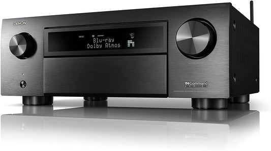 Denon AVR-X6700H 8K Ultra HD 11.2 Channel (140Watt X 11) AV Receiver 2020 Model - 3D Audio & Video with IMAX Enhanced, Built for Gaming, Music Streaming, Alexa  HEOS