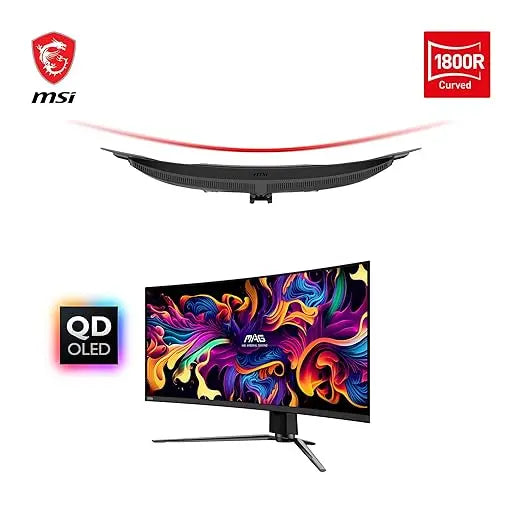 MSI MAG 341CQP QD-OLED 34" UWQHD 175Hz 0.03ms Curved OLED Gaming Monitor My Store