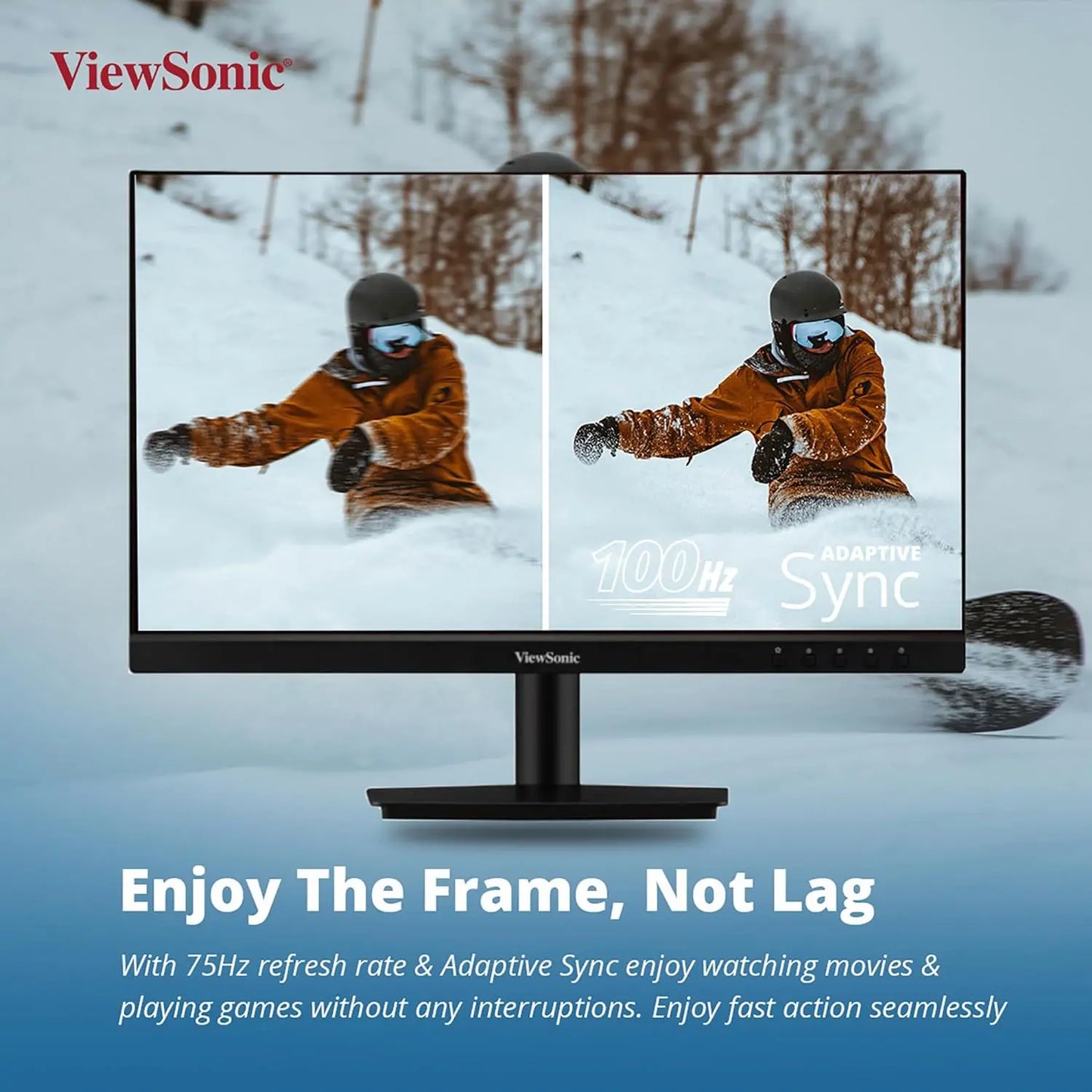 ViewSonic VA2209-H 22 Inch Full HD IPS 100Hz Adaptive Sync Flicker Free Eye-Care Technology Monitor My Store