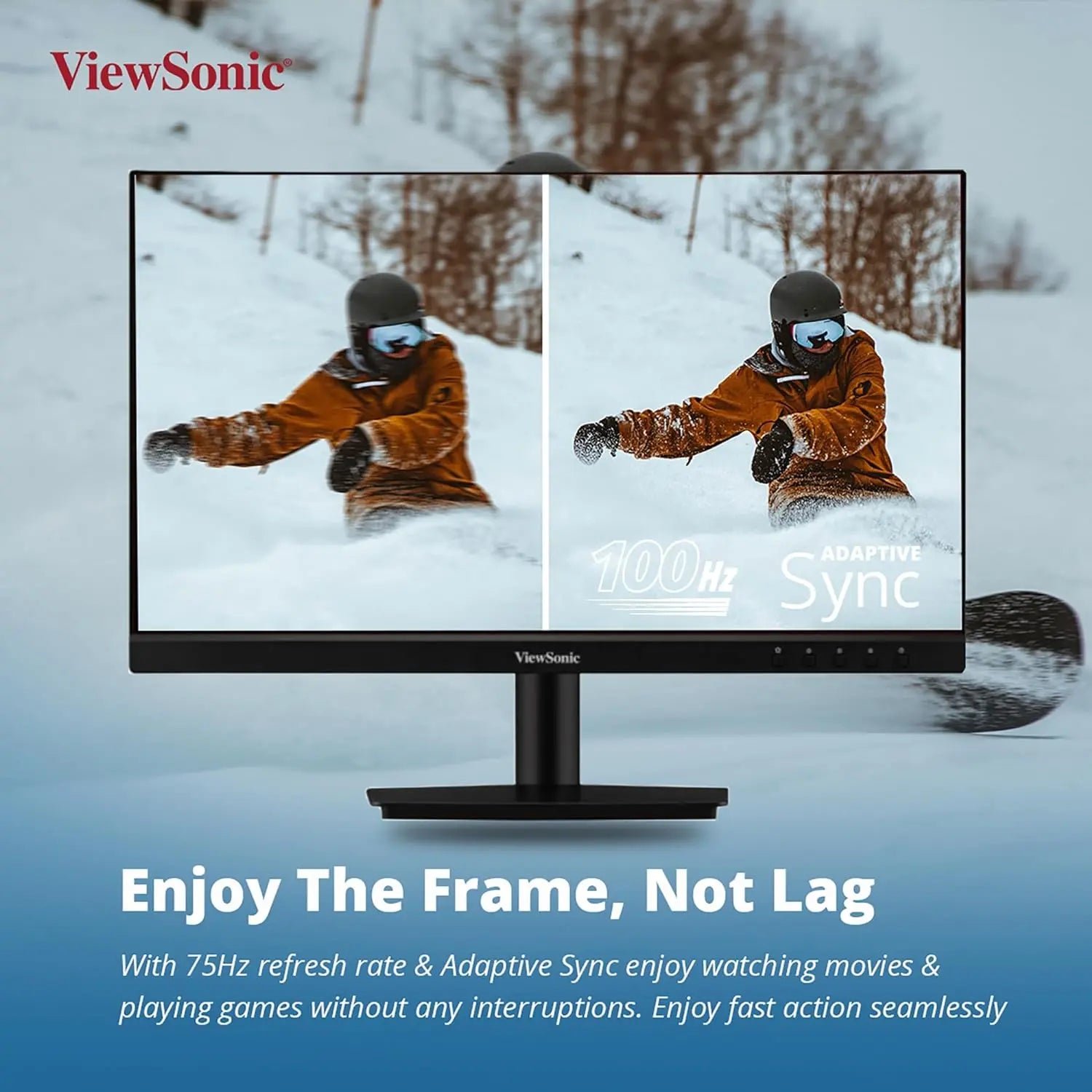 ViewSonic VA2209-H 22 Inch Full HD IPS 100Hz Adaptive Sync Flicker Free Eye-Care Technology Monitor My Store